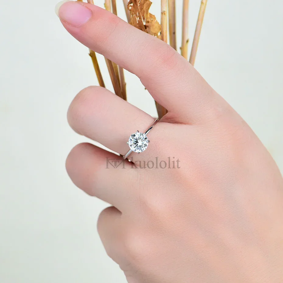 Luxury Gifts Jewelry & Watches Namfleg Mostar - 1CT‑2CT Yuvarlak Kesim 8.0mm D Renk