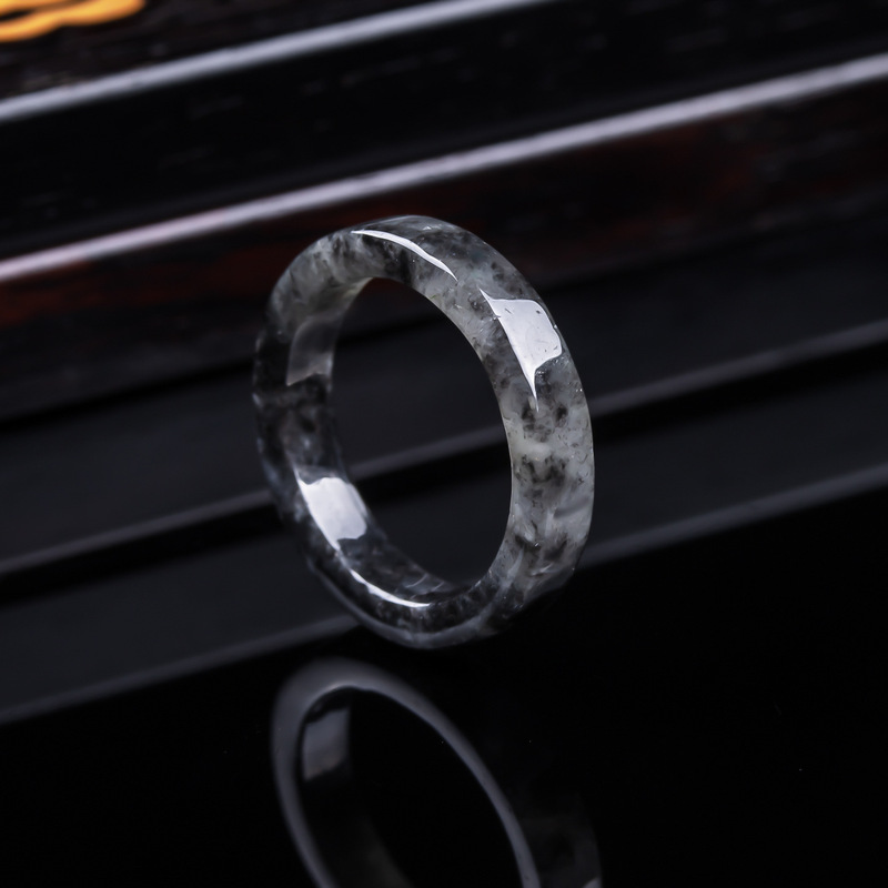 Jewelry & Watches Company - Doğal A sınıfı Burma siyah yeşim