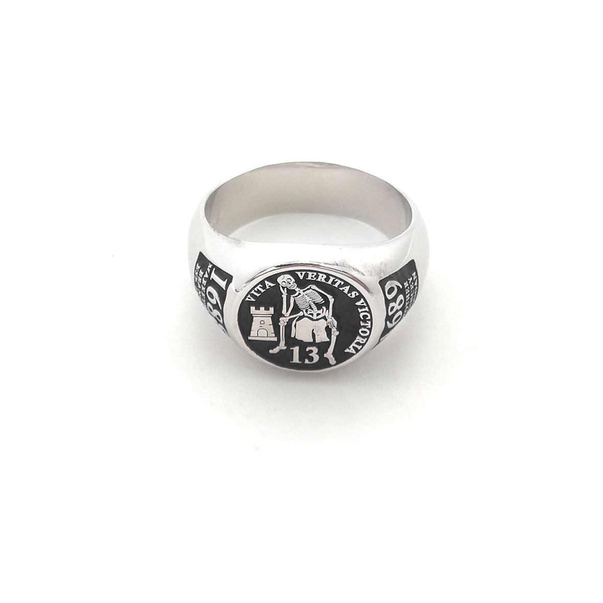 Özel Kazınmış 17mm Yuvarlak Üs - Mens Signet Ring incelemesi ve fiyatı