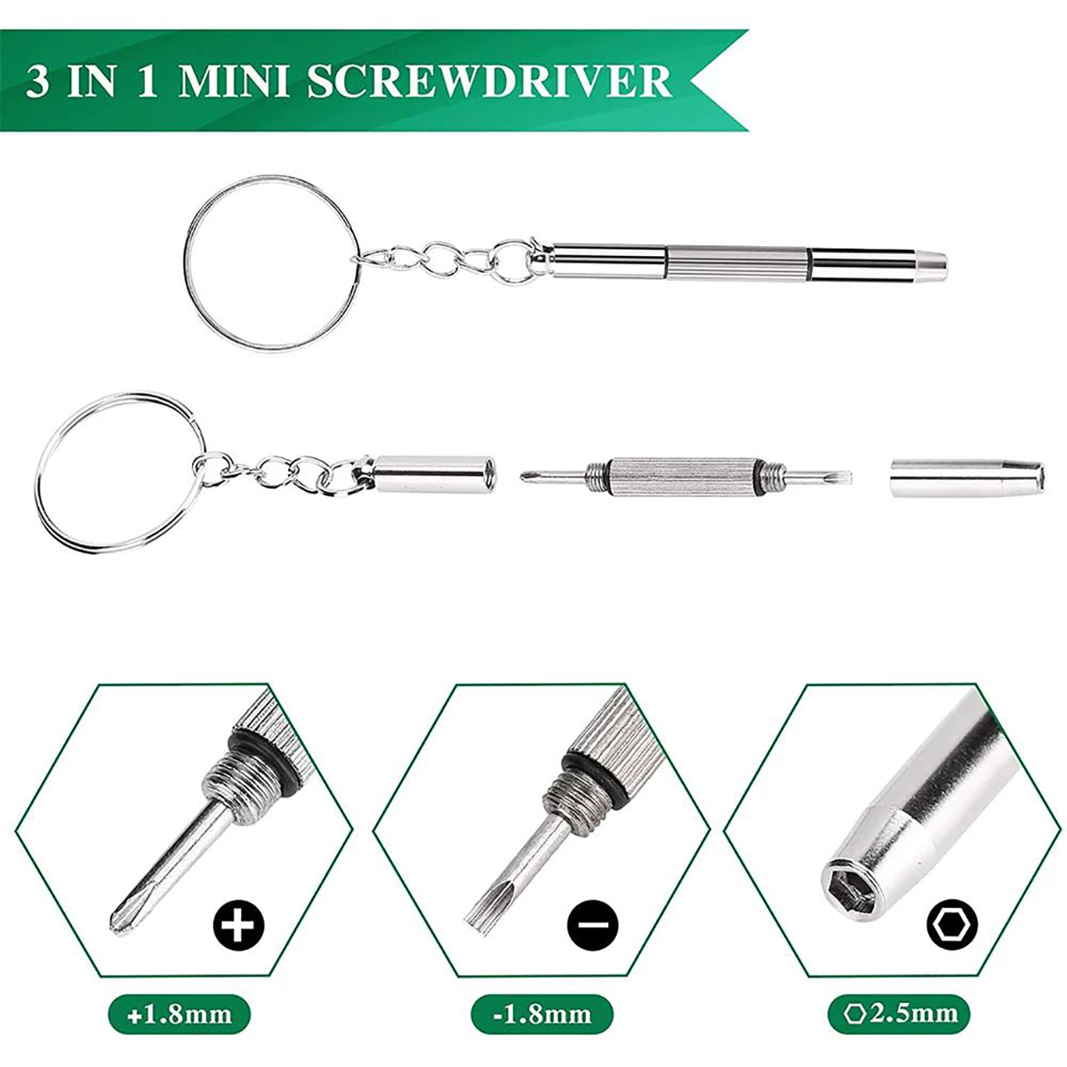 1/2 adet hassas 3 in1 tornavid - Jewelry Repair & Watches Reviews incelemesi ve fiyatı