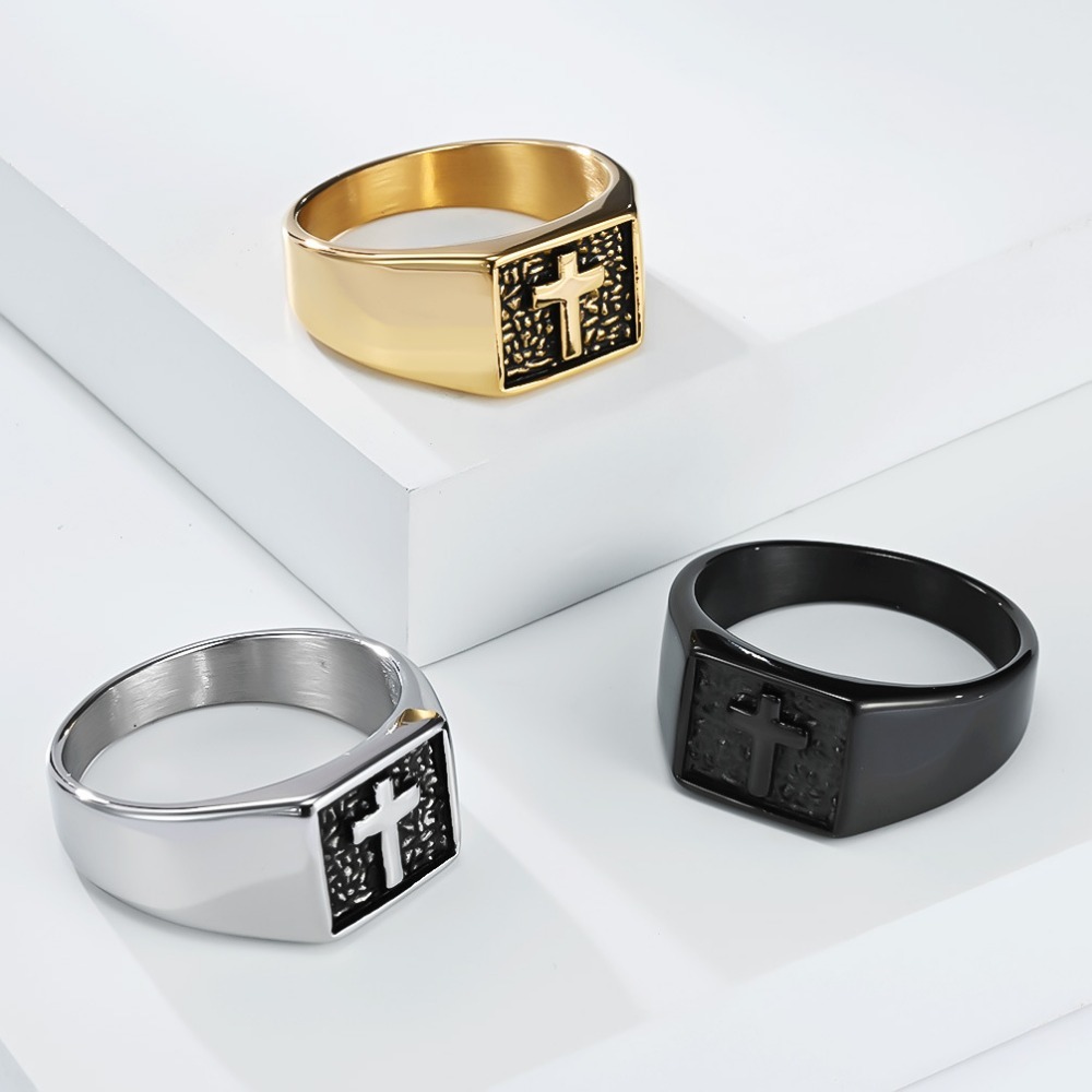 Somen Vintage Paslanmaz Çelik  - Mens Signet Ring incelemesi ve fiyatı