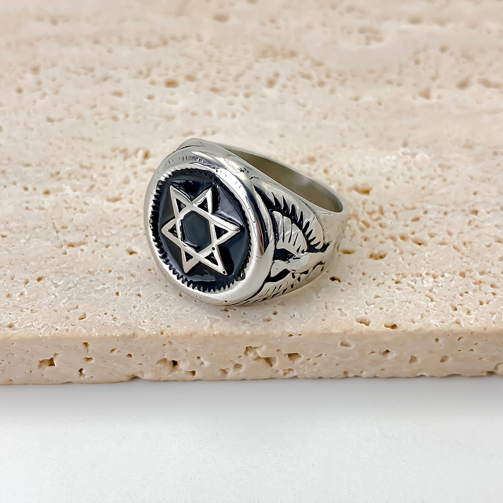 Vintage Davut Yıldızı Yüzük Er - Mens Signet Ring incelemesi ve fiyatı