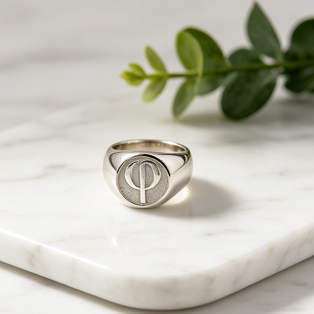 15mm Özel Tasarım Erkek Yüzüğü - Mens Signet Ring incelemesi ve fiyatı