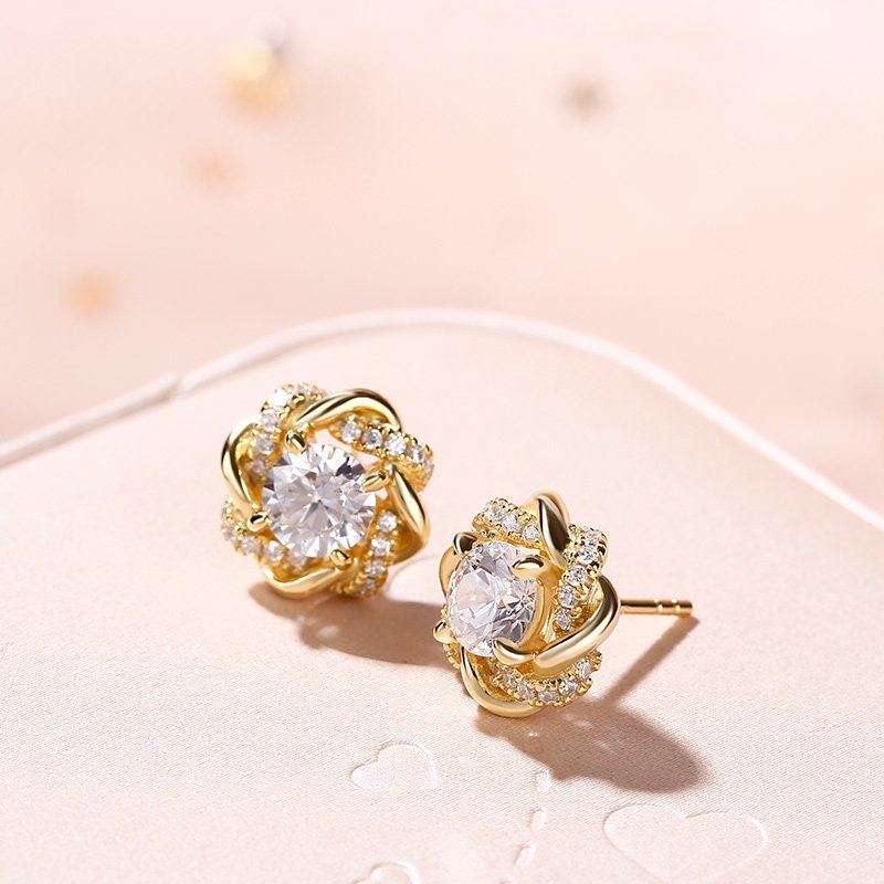 Orijinal mozanit elmas takı se - Diamond Stud Earrings incelemesi ve fiyatı