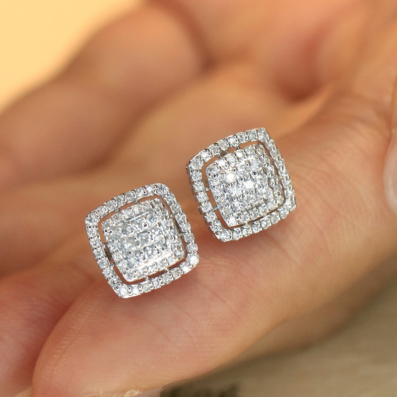 Kazuo Lüks hayat Takı 18 K Bey - Diamond Stud Earrings incelemesi ve fiyatı