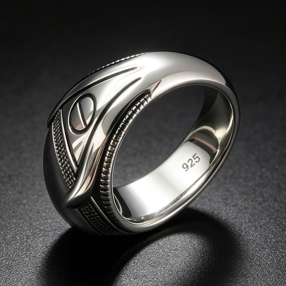 S925 Ayar Gümüş Akik Mühür Yüz - Mens Signet Ring incelemesi ve fiyatı