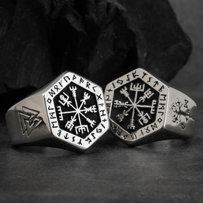 Vintage Viking Rune Signet İsk - Mens Signet Ring incelemesi ve fiyatı