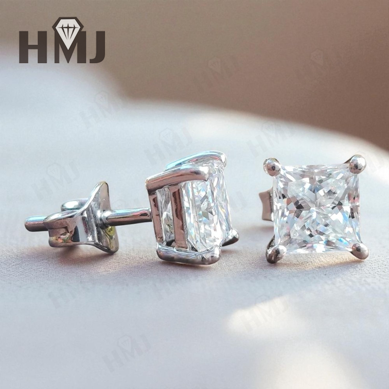 Toptan Küpe Mozanit Elmas 925  - Diamond Stud Earrings incelemesi ve fiyatı