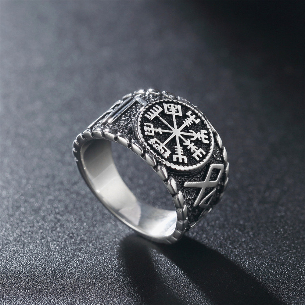 Vintage Viking Rune Signet Sca - Mens Signet Ring incelemesi ve fiyatı