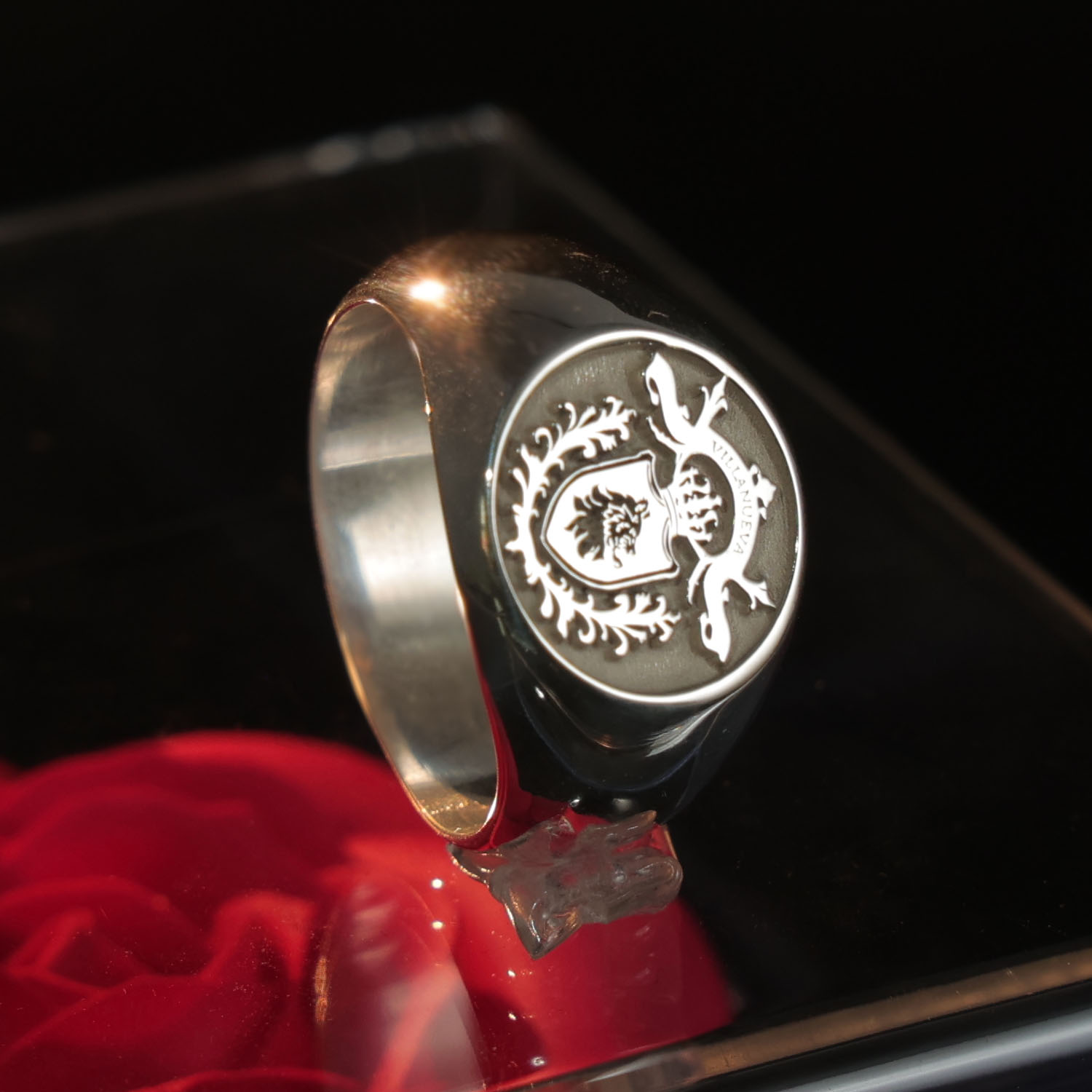 17mm Yuvarlak 925 Ayar Som Güm - Mens Signet Ring incelemesi ve fiyatı